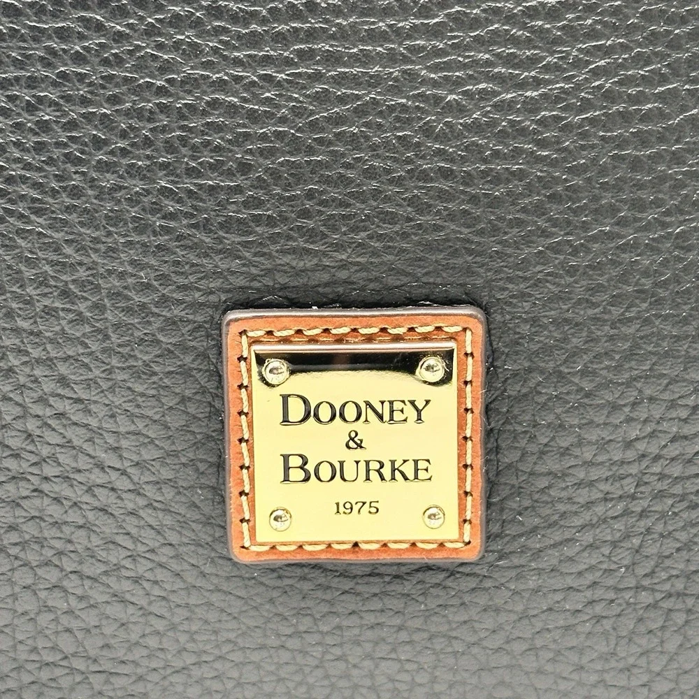 Dooney & Bourke Pebble Grain Paige Sac Black Hobo Tassel Shoulder Bag